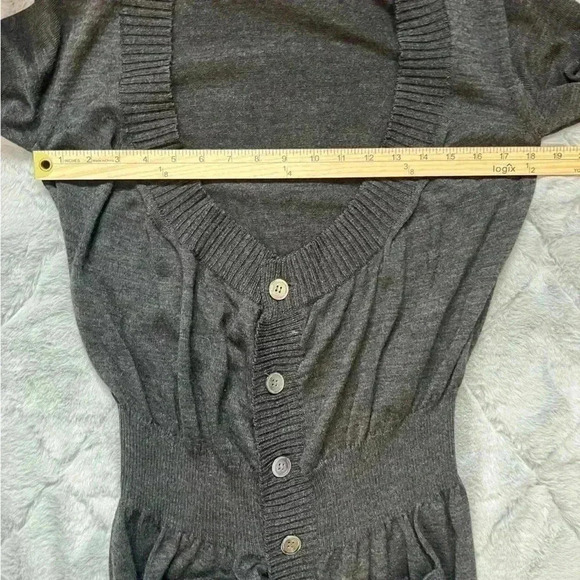 Junya Watanabe Comme des Garçons Wool Puff Sleeve Cardigan Small Japan RARE FIND - Picture 11 of 16